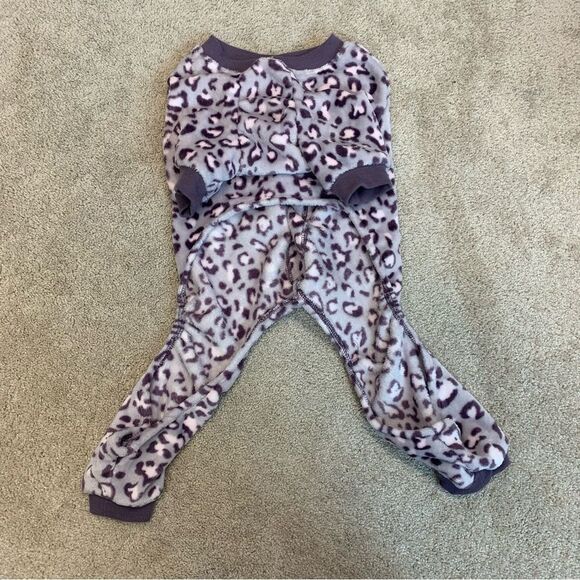 BARKLEY & Finn small breed dog purple fleece pyjamas Sz M/L - Picture 1 of 7